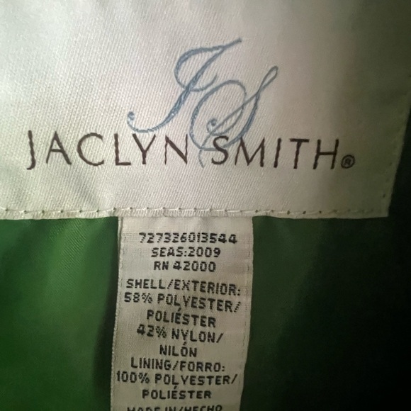 Jaclyn Smith Vibrant Kelly Green Windbreaker Jacket – Size XL - Picture 6 of 9